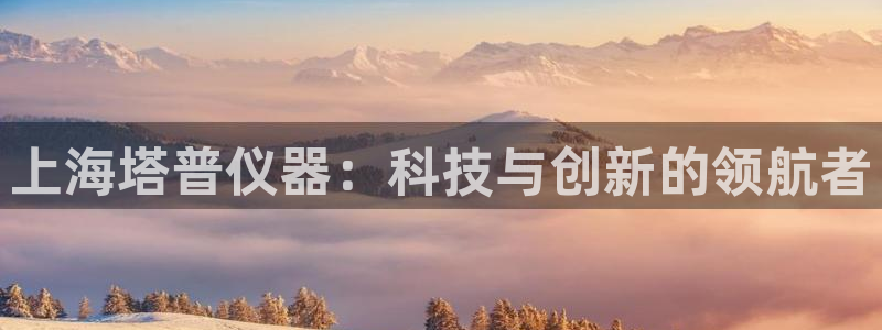 恒行娱乐婆蹬74ooo5盗：上海塔普仪器：科技与创新的领航者