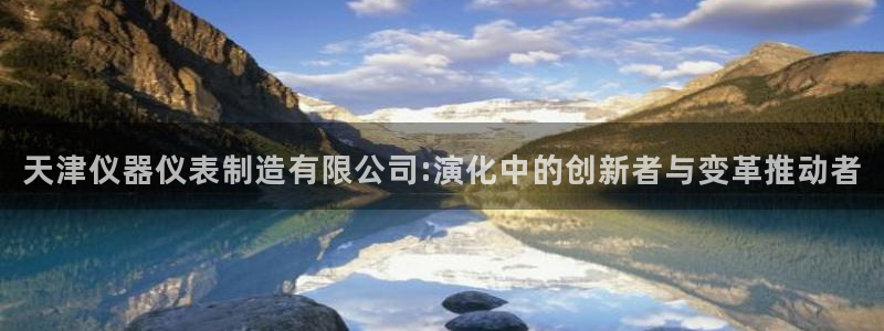 恒行开户娱乐赞议6ll5l：天津仪器仪表制造有限公司:演化中