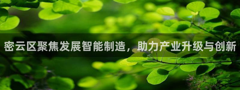 恒行2乃5O6917：密云区聚焦发展智能制造，助力产业升级与