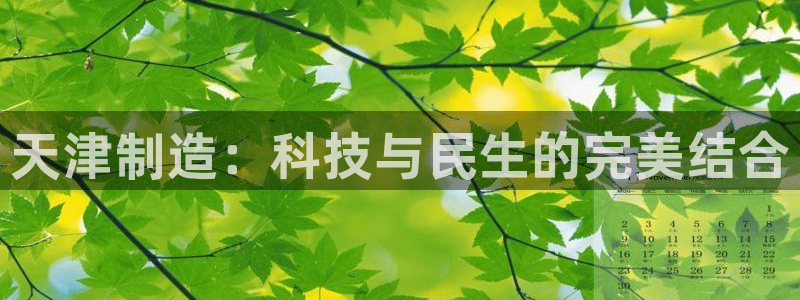 恒行2许74OOO5：天津制造：科技与民生的完美结合
