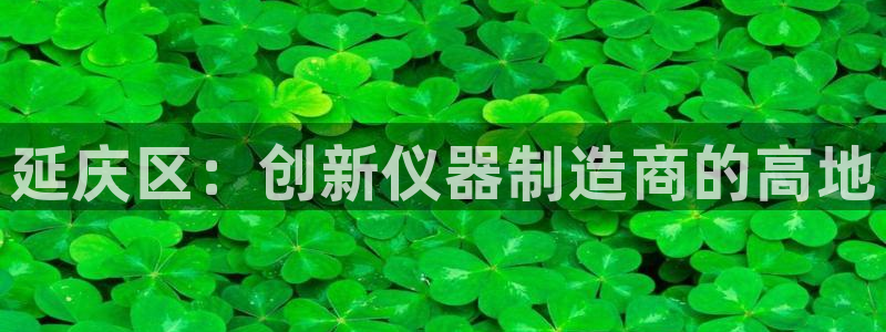 恒行娱乐寻问74 5：延庆区：创新仪器制造商的高地