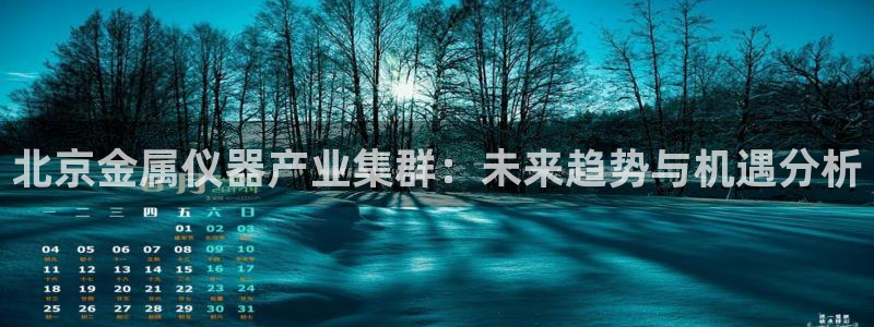 恒行开户娱乐赞议6ll5l：北京金属仪器产业集群：未来趋势与