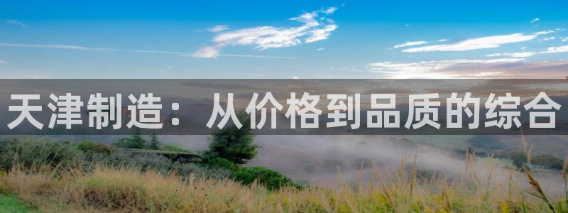 恒行2地74OOO5：天津制造：从价格到品质的综合