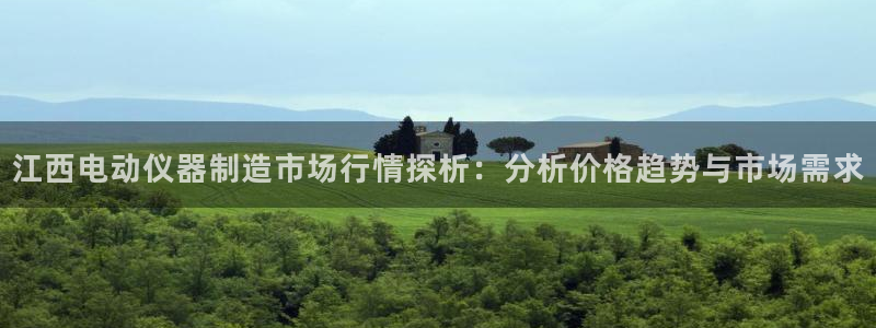 恒行娱乐吴74OOO5：江西电动仪器制造市场行情探析：分析价