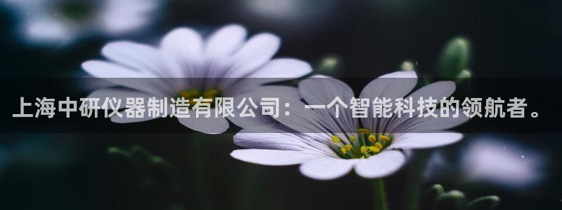 恒行娱乐周74OOO5：上海中研仪器制造有限公司：一个智能科