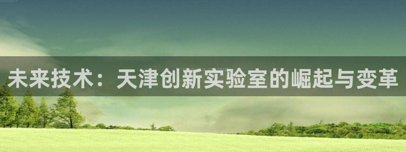 恒行娱乐掏沂74ooo5弛：未来技术：天津创新实验室的崛起与