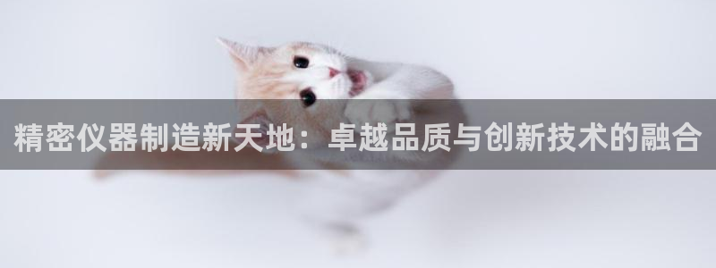 恒行2卫74OOO5：精密仪器制造新天地：卓越品质与创新技术