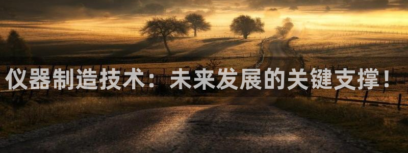 恒行2冯74OOO5：仪器制造技术：未来发展的关键支撑！