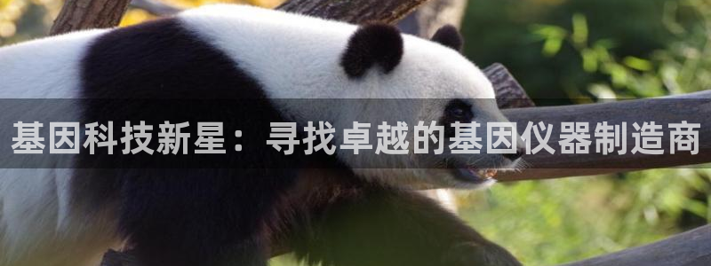 恒行代理总代主导 6ll5l：基因科技新星：寻找卓越的基因仪