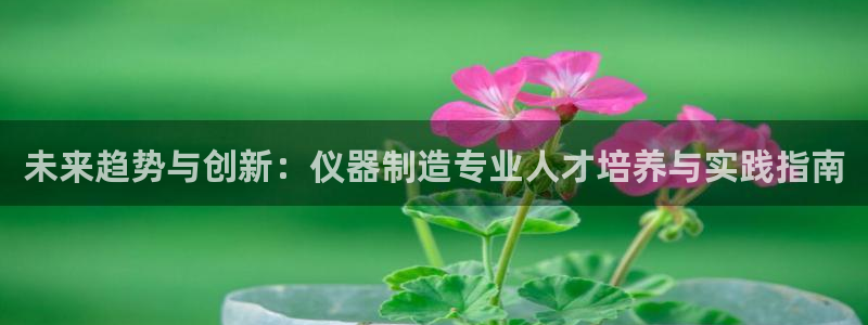 恒行5：未来趋势与创新：仪器制造专业人才培养与实践指南