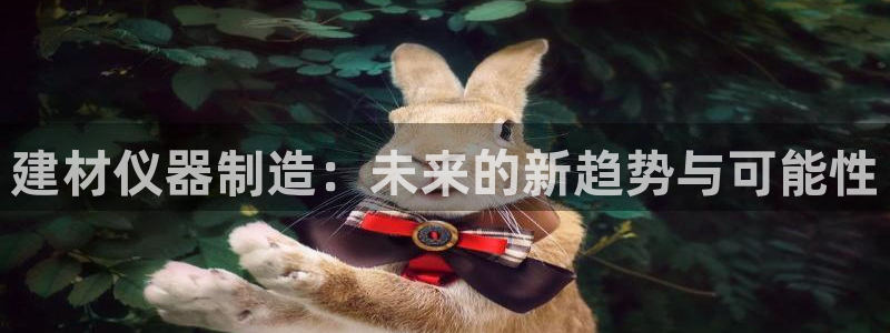 恒行代理总代主导 6ll5l：建材仪器制造：未来的新趋势与可