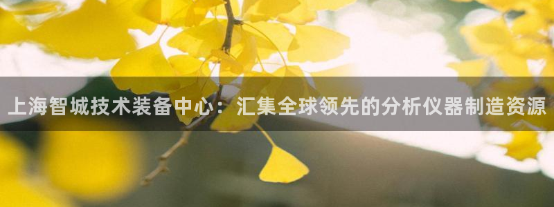 恒行彩票亏5千：上海智城技术装备中心：汇集全球领先的分析仪器