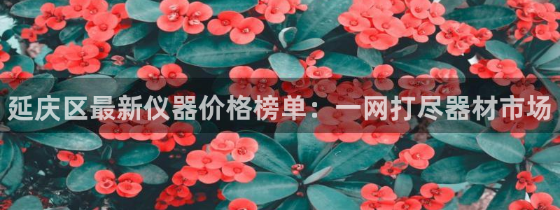 恒行2下74OO5：延庆区最新仪器价格榜单：一网打尽器材市场