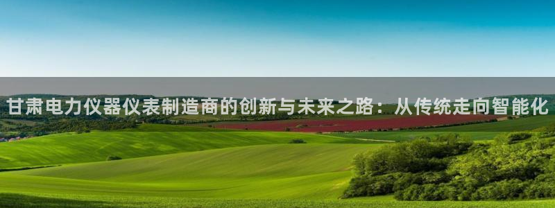 恒行娱乐见5ll533主管：甘肃电力仪器仪表制造商的创新与未