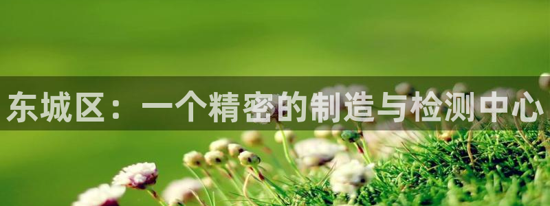 恒行2下74OOO5：东城区：一个精密的制造与检测中心