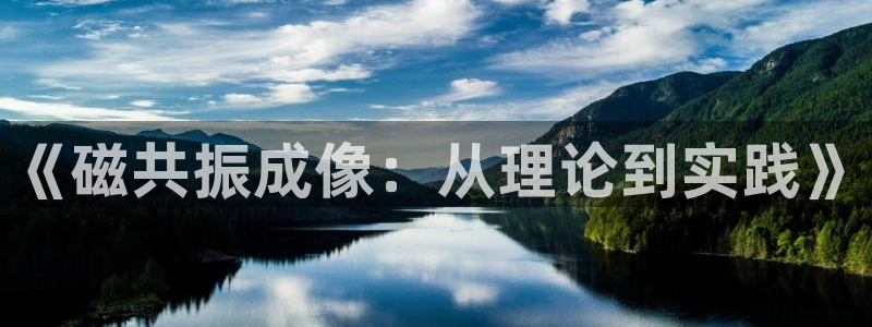 恒行主管首问6ll5l：《磁共振成像：从理论到实践》